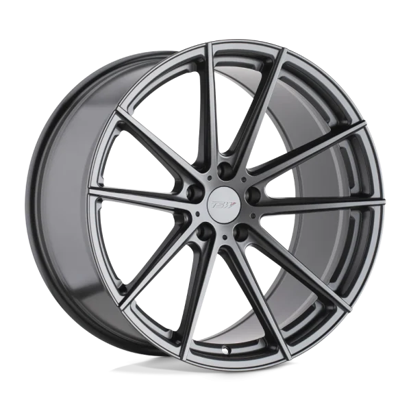 TSW Wheels – BATHURST – Gunmetal – 17″x8″ 32mm – All weather Wheels – 1780BAT325112G72