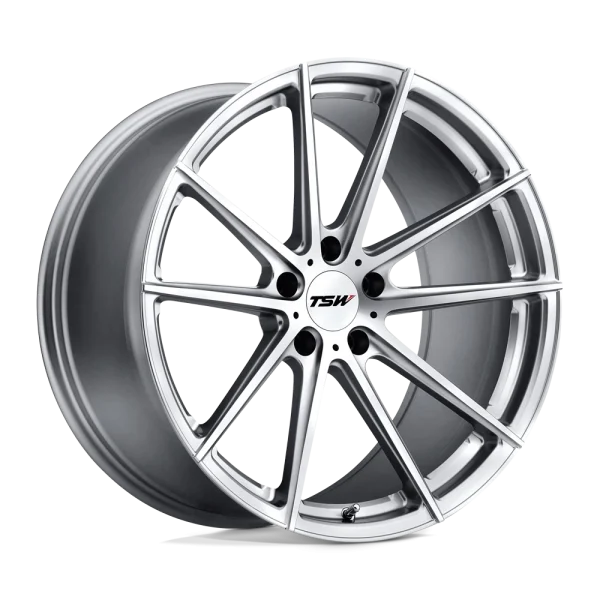TSW Wheels – BATHURST – Silver – 17″x8″ 40mm – Summer Wheels – 1780BAT405114S76