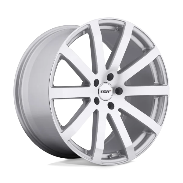 TSW Wheels – BROOKLANDS – Silver – 17″x8″ 45mm – Summer Wheels – 1780BRK455112S72