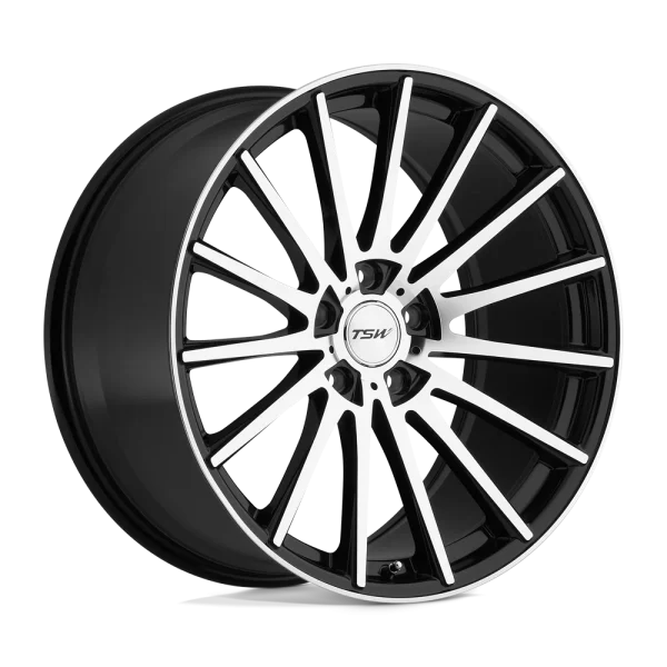 TSW Wheels – CHICANE – Black – 17″x8″ 45mm – Summer Wheels – 1780CHC455112B72