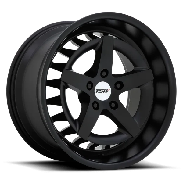 TSW Wheels – DEGNER – Black – 18″x10″ 40mm – All weather Wheels – 1810DNR405112M66