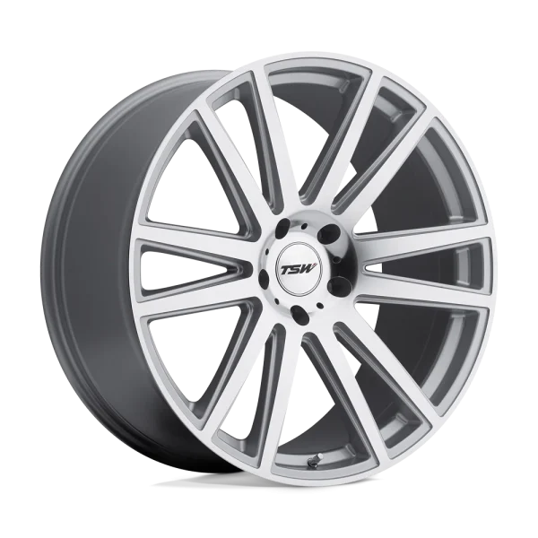 TSW Wheels – GATSBY – Silver – 20″x10″ 44mm – Summer Wheels – 2010GAT445112S66