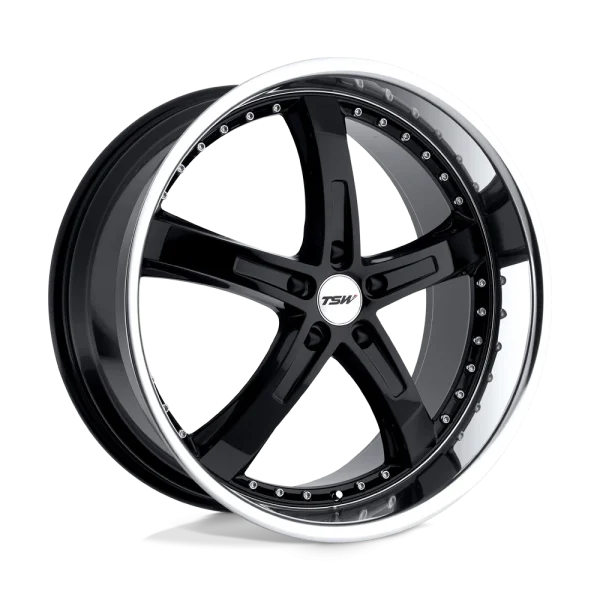 TSW Wheels – JARAMA – Black – 18″x8″ 40mm – Summer Wheels – 1880JAR405108B72