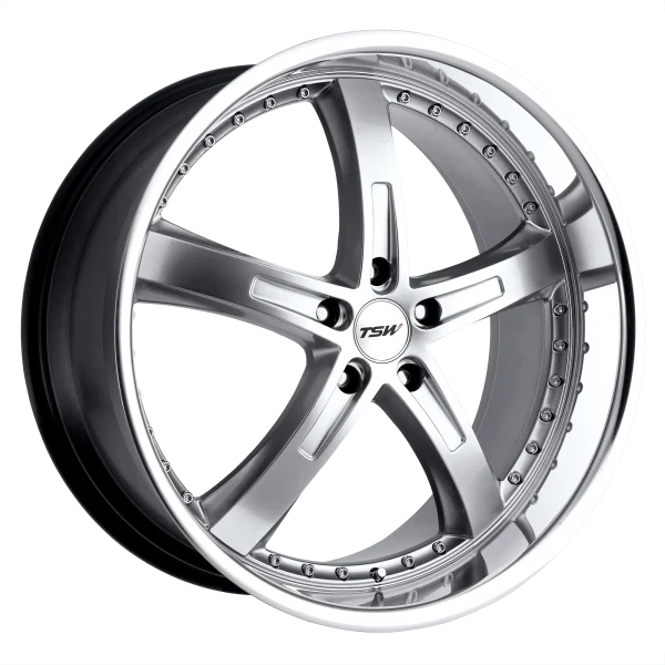TSW Wheels – JARAMA – Silver – 17″x8″ 2mm – Summer Wheels – 1780JAR205114S76