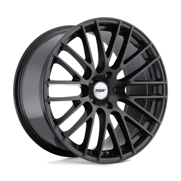 TSW Wheels – MAX – Black – 17″x8″ 40mm – All weather Wheels – 1780MAX405114M76