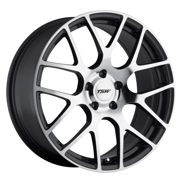 TSW Wheels – NURBURGRING – Gunmetal – 17″x8″ 35mm – Summer Wheels – 1780NUR355100S72