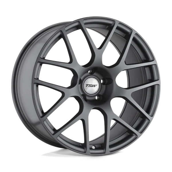 TSW Wheels – NURBURGRING – Gunmetal – 17″x8″ 35mm – All weather Wheels – 1780NUR355112G72