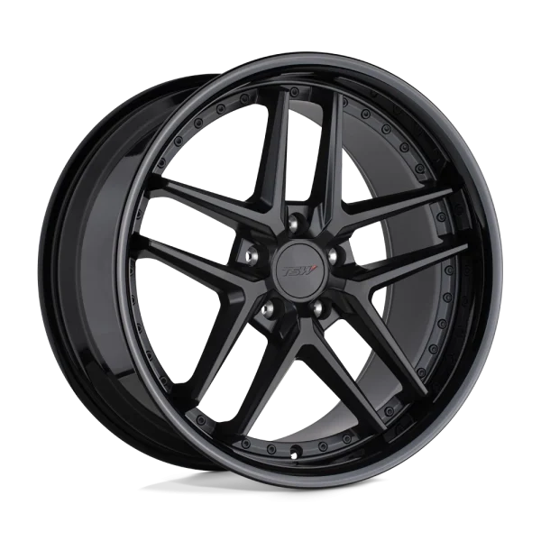 TSW Wheels – PREMIO – Black – 19″x9.5″ 20mm – All weather Wheels – 1995REM205120B76