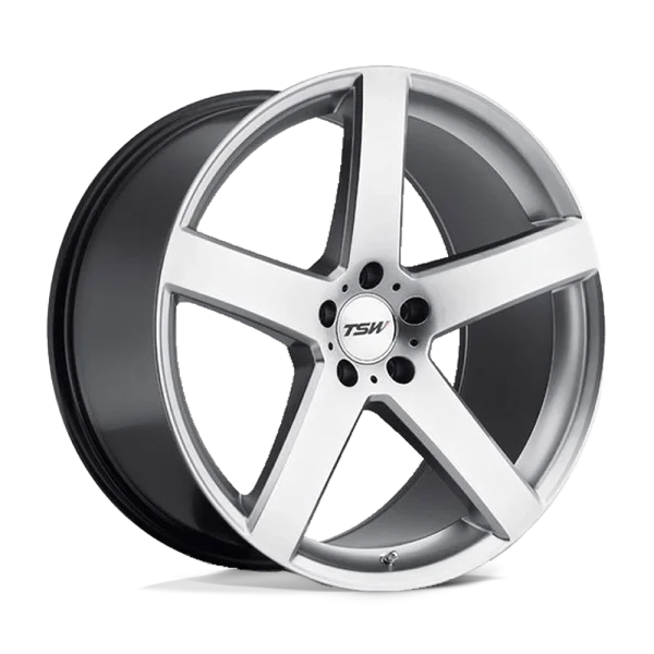 TSW Wheels – RIVAGE – Silver – 20″x8.5″ 20mm – All weather Wheels – 2085RIV205114S76