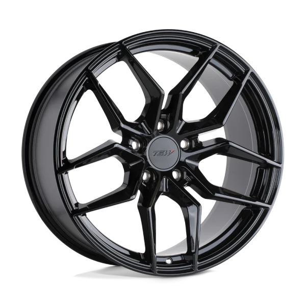 TSW Wheels – SILVANO – Black – 18″x8.5″ 20mm – All weather Wheels – 1885SVN205114B76