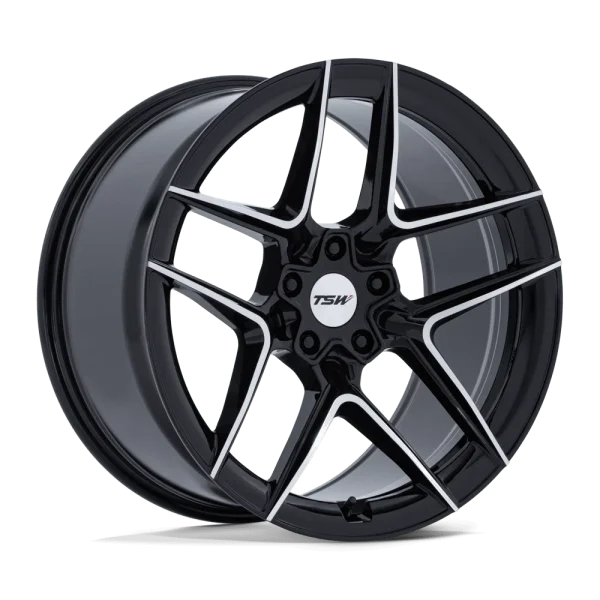 TSW Wheels – SLIPSTREAM – Black – 19″x10.5″ 35mm – Summer Wheels – TW008BD19055735