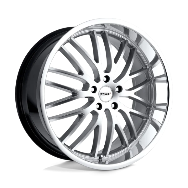 TSW Wheels – SNETTERTON – Silver – 17″x8″ 20mm – Summer Wheels – 1780SNT205120S76
