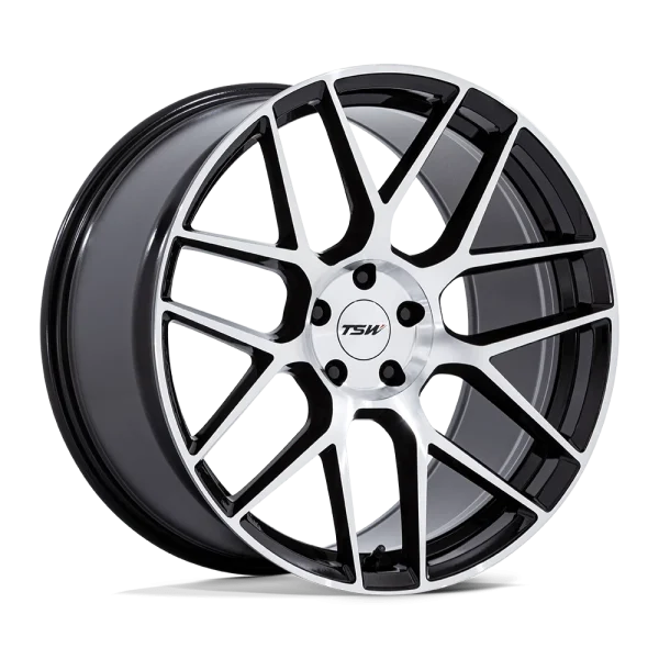 TSW Wheels – TW002 LASARTHE – Black – 17″x8″ 35mm – Summer Wheels – TW002BD17805235