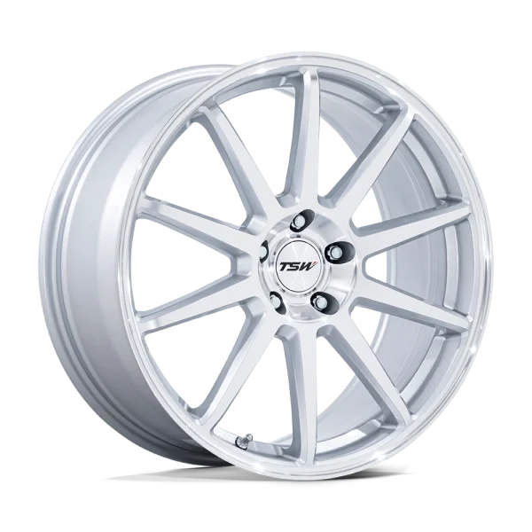 TSW Wheels – TW004 CANARD – Silver – 19″x10.5″ 25mm – Summer Wheels – TW004SD19051225