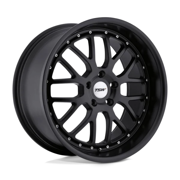 TSW Wheels – VALENCIA – Black – 18″x9.5″ 40mm – All weather Wheels – 1895VAL405114M76