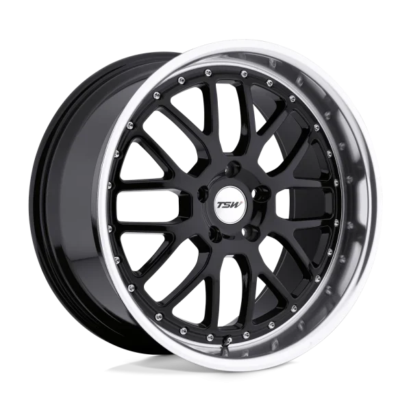 TSW Wheels – VALENCIA – Black – 17″x8″ 32mm – Summer Wheels – 1780VAL325120B76