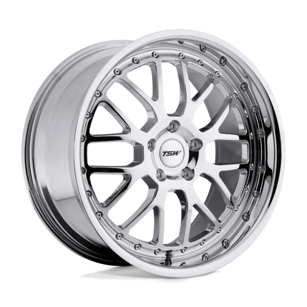 TSW Wheels – VALENCIA – Chrome – 17″x8″ 40mm – Summer Wheels – 1780VAL405114C76