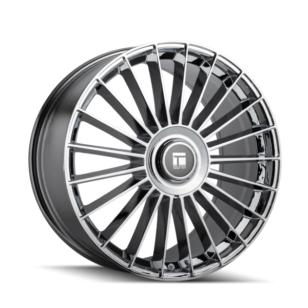 Touren – TR10 – Chrome – 24″x10″ 25mm – Summer Wheels – 3610-24137C25