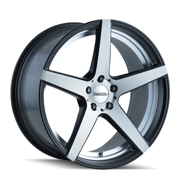Touren – TR20 – Black – 22″x8.5″ 35mm – Summer Wheels – 3220-22845M35