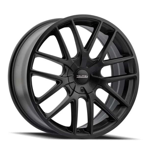 Touren – TR60 – Black – 17″x7.5″ 42mm – All weather Wheels – 3260-7704FMB64-BALL
