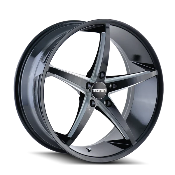 Touren – TR70 – Black – 17″x7.5″ 40mm – Summer Wheels – 3270-7765B