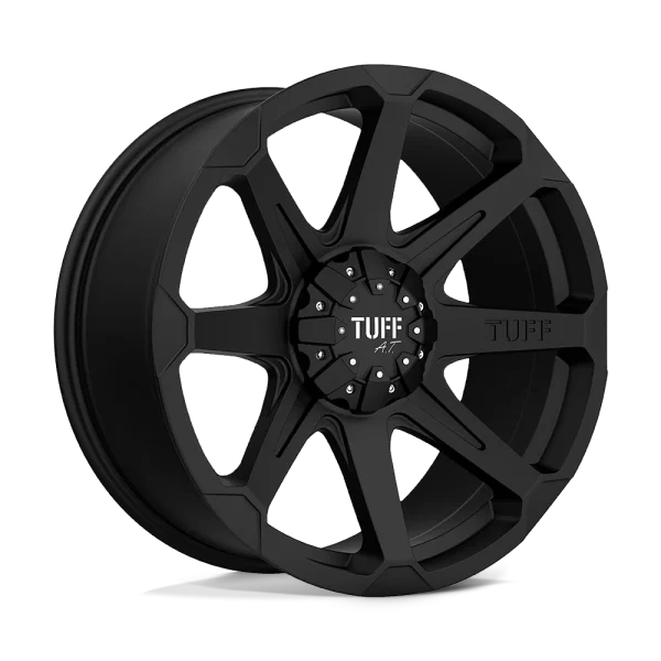 Tuff Wheels – T05 – Black – 22″x10″ -20mm – Summer Wheels – 2210T05-08165F25
