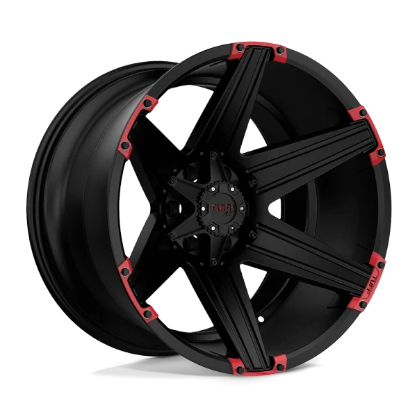 Tuff Wheels – T12 – Black – 22″x12″ -45mm – Summer Wheels – 2212T12-56140M08R