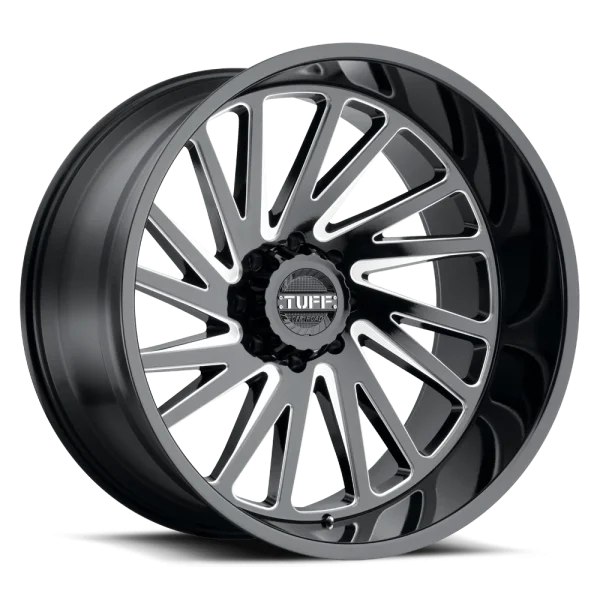 Tuff Wheels – T2A – Black – 20″x12″ -45mm – Summer Wheels – 2012T2A-56135B87L