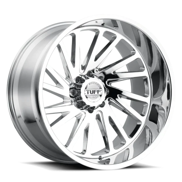 Tuff Wheels – T2A – Chrome – 20″x12″ -45mm – Summer Wheels – 2012T2A-55127C71R
