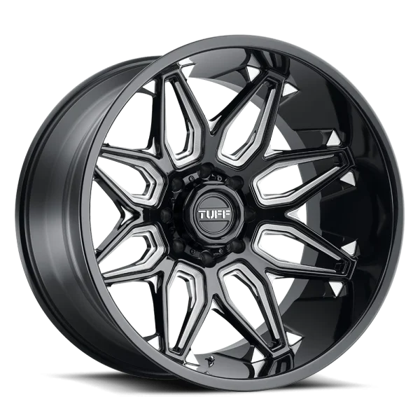 Tuff Wheels – T3B – Black – 20″x12″ -45mm – Summer Wheels – 2012T3B-55127B71