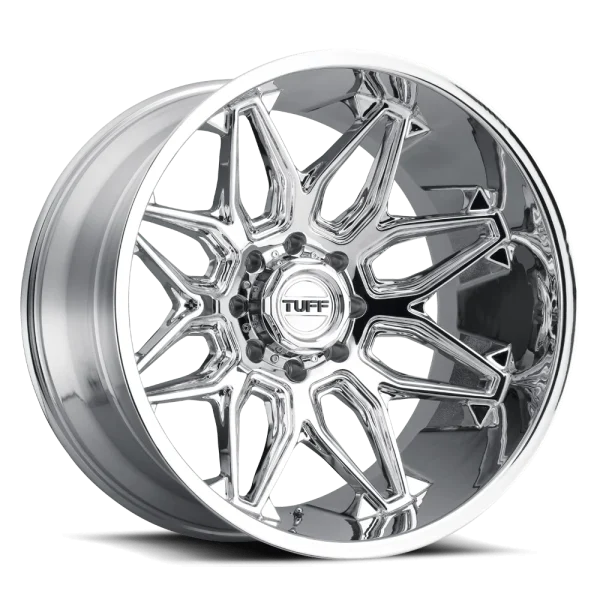 Tuff Wheels – T3B – Chrome – 20″x12″ -45mm – Summer Wheels – 2012T3B-56140C12