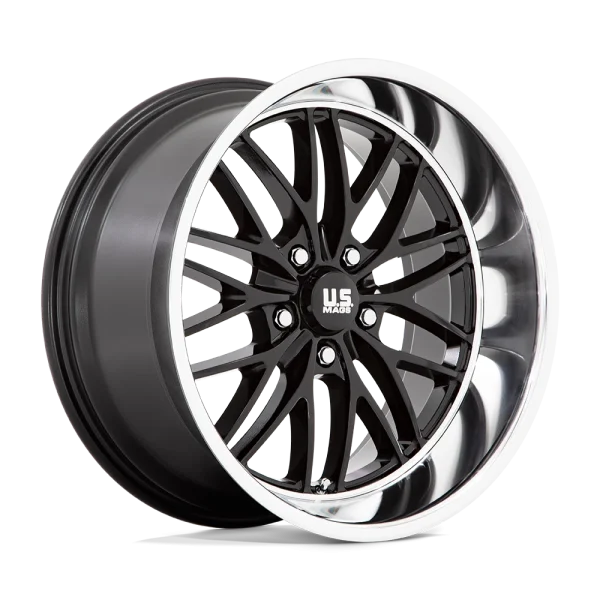 US Mag – U138 SANTA CRUZ – Black – 20″x10″ 6mm – Summer Wheels – U13820007357