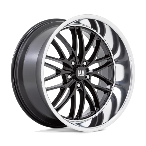 US Mag – U138 SANTA CRUZ – Black – 22″x10.5″ 0mm – Summer Wheels – U13822057357