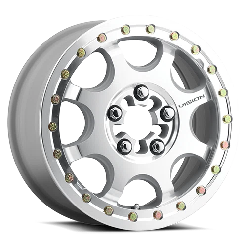 Vision Wheel ATV – 351 FLOW BEADLOCK – Silver – 15″x6″ 50.6mm – Summer Wheels – 351BL156545ACMFMR55