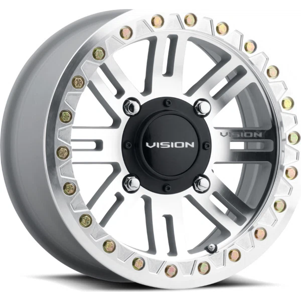 Vision Wheel ATV – 356 MANX BL2 – Polished – 14″x7″ 13mm – Summer Wheels – 356BLA147156ACMFMR44