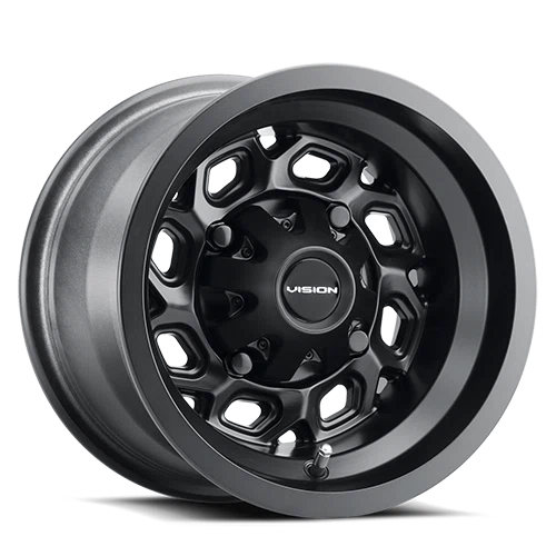 Vision Wheel ATV – 361 SPYDER – Black – 12″x7″ 2.5mm – All weather Wheels – 361-127110MB4