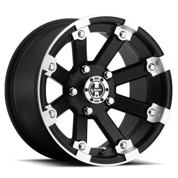 Vision Wheel ATV – 393 LOCKOUT – Black – 14″x8″ – Summer Wheels – 393-148110MBML4