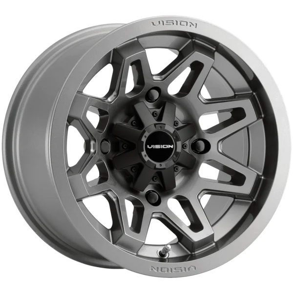 Vision Wheel ATV – 416 416/416X 2021 – Gunmetal – 12″x7″ – All weather Wheels – 416-127110GM4