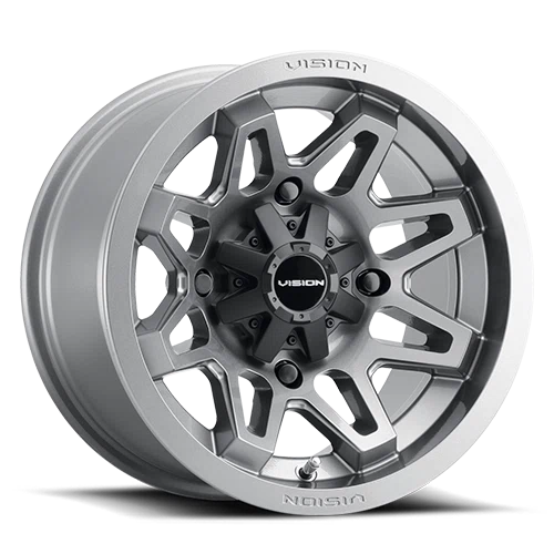 Vision Wheel ATV – 416 SE7EN – Gunmetal – 14″x7″ 2.5mm – All weather Wheels – 416-147110GM4
