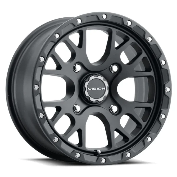 Vision Wheel ATV – 545 ROCKER – Black – 14″x7″ 13mm – All weather Wheels – 545-147110SB44