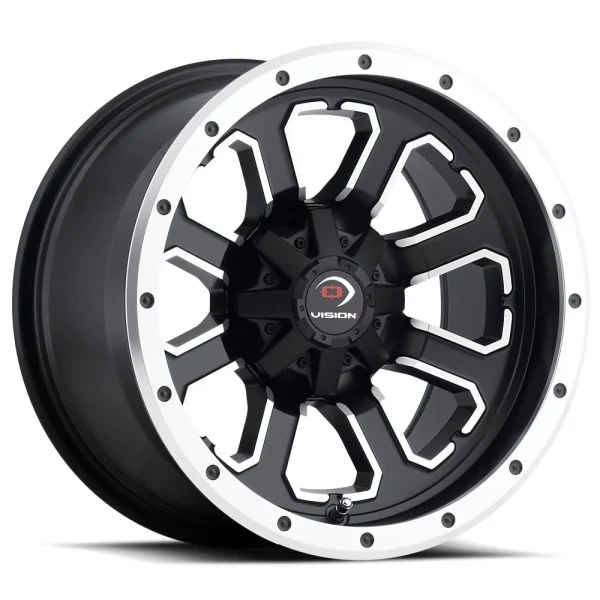Vision Wheel ATV – 548 COMMANDER – Black – 12″x7″ 2.5mm – Summer Wheels – 548-127100MBMF4