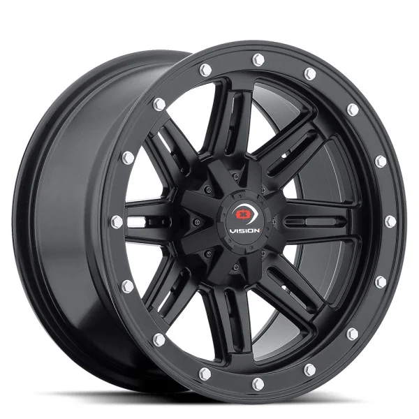 Vision Wheel ATV – 550 FIVE FIFTY – Black – 12″x8″ – All weather Wheels – 550-128545MB4