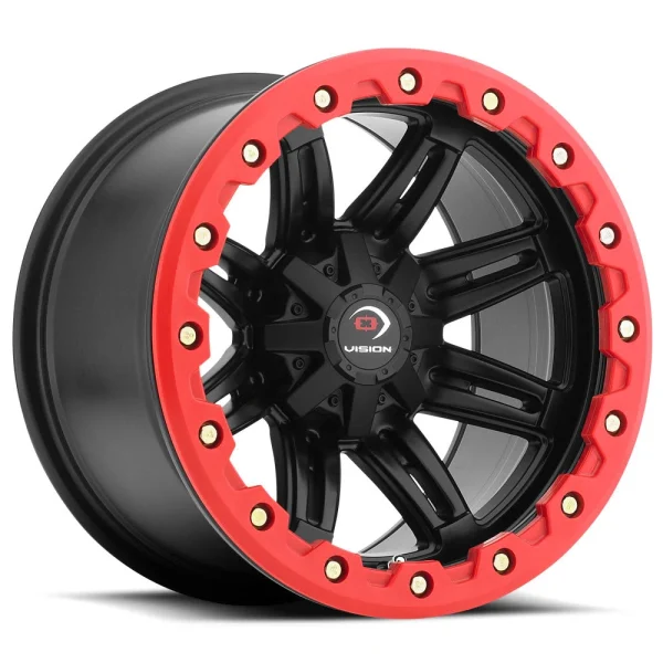 Vision Wheel ATV – 551 FIVE FIFTY ONE – Black – 12″x8″ -10.2mm – All weather Wheels – 551-128156MBR4