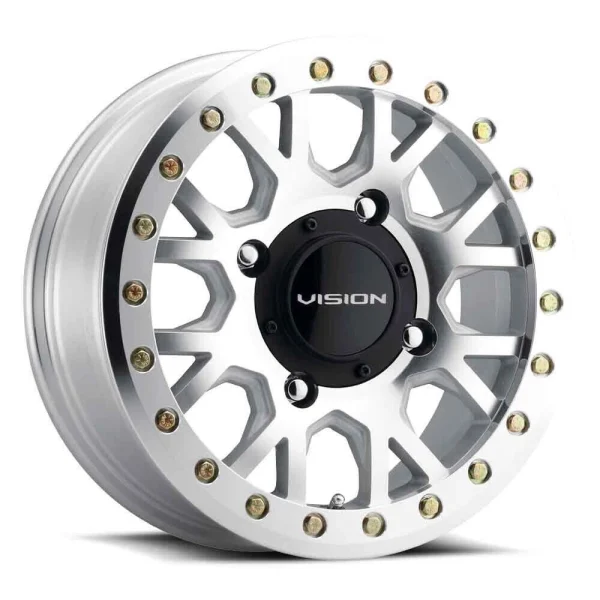 Vision Wheel ATV – GV8 INVADER – Gunmetal – 15″x6″ 32mm – Summer Wheels – GV8BL156115GMMF46NCC