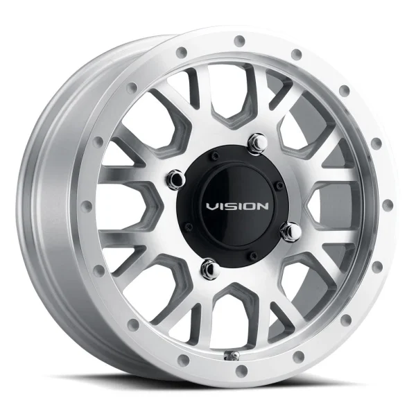Vision Wheel ATV – GV8 INVADER – Silver – 14″x7″ 38.2mm – Summer Wheels – GV8-147110ACMF55