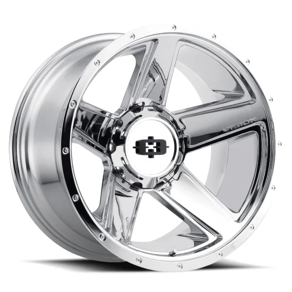 Vision Wheel HD – 390 EMPIRE – Chrome – 16″x6″ 0mm – Summer Wheels – 390VTA6683C0