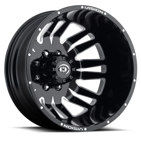 Vision Wheel HD – 401 RIVAL – Black – 20″x8.25″ 103.4mm – All weather Wheels – 401H2881SBIRL121