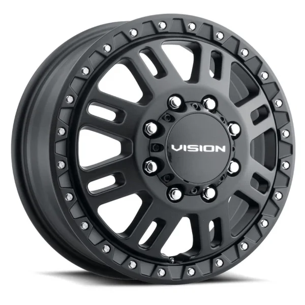 Vision Wheel HD – 408 MANX2 – Black – 16″x6″ 115mm – All weather Wheels – 408-6670SBF