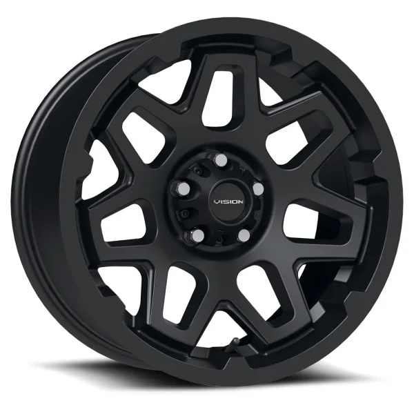Vision Wheel HD – 416 SE7EN – Black – 17″x7″ 0mm – All weather Wheels – 416VT7765SB0
