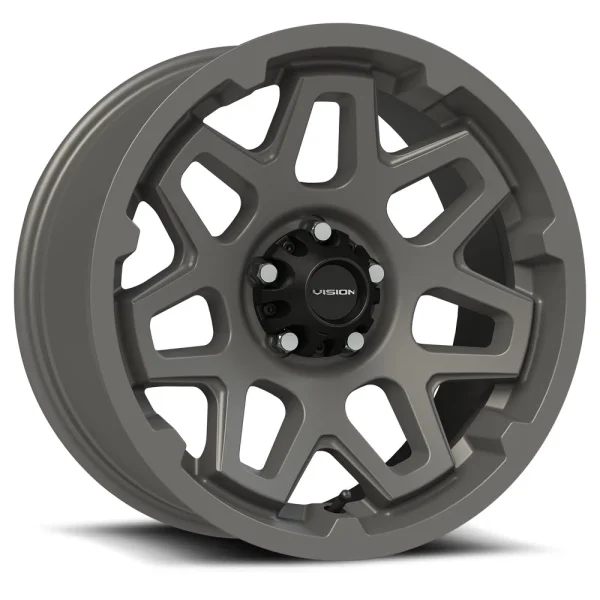 Vision Wheel HD – 416 SE7EN – Grey – 17″x7″ 0mm – All weather Wheels – 416VT7765SG0